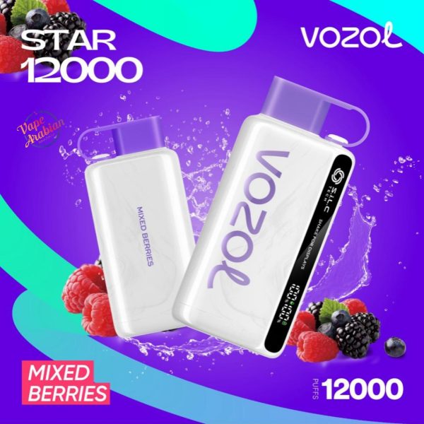 VOZOL STAR 12000 Puffs- Mixed Berries