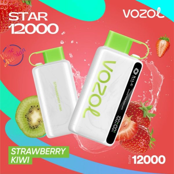 VOZOL STAR 12000 Puffs- Strawberry Kiwi