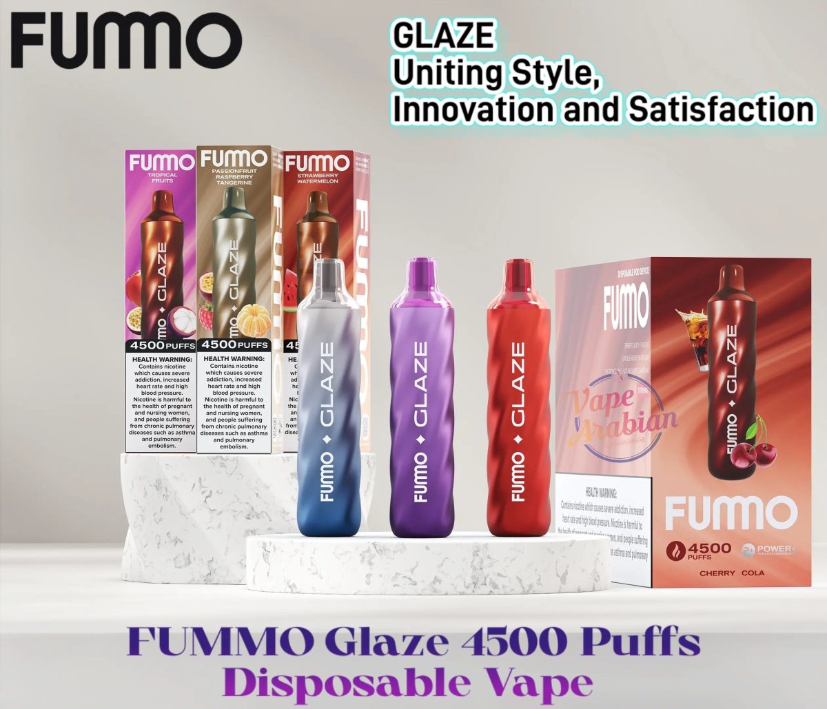 FUMMO Glaze 4500 Puffs Disposable