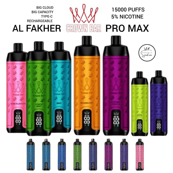 Al Fakher 15000 Puffs Crown Bar Pro