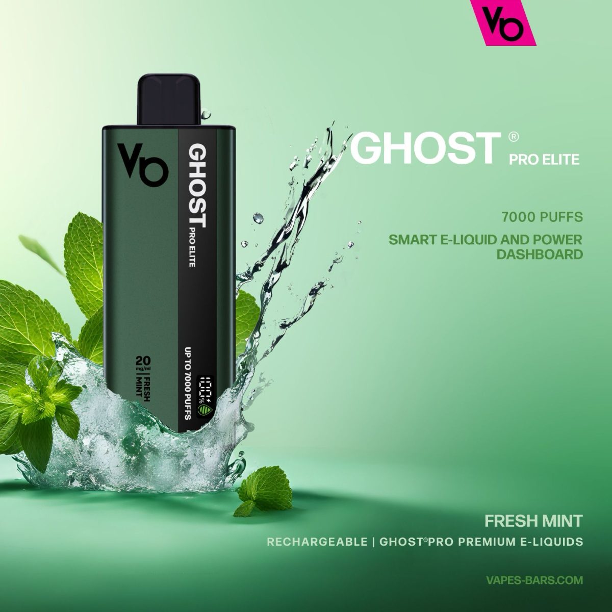 Ghost Pro Elite 7000 Puffs Disposable Vape In UAE