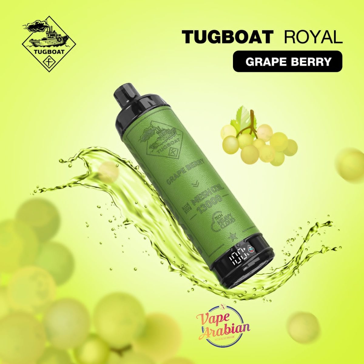 Tugboat Royal 13000 Puffs 50mg Disposable Vape in UAE