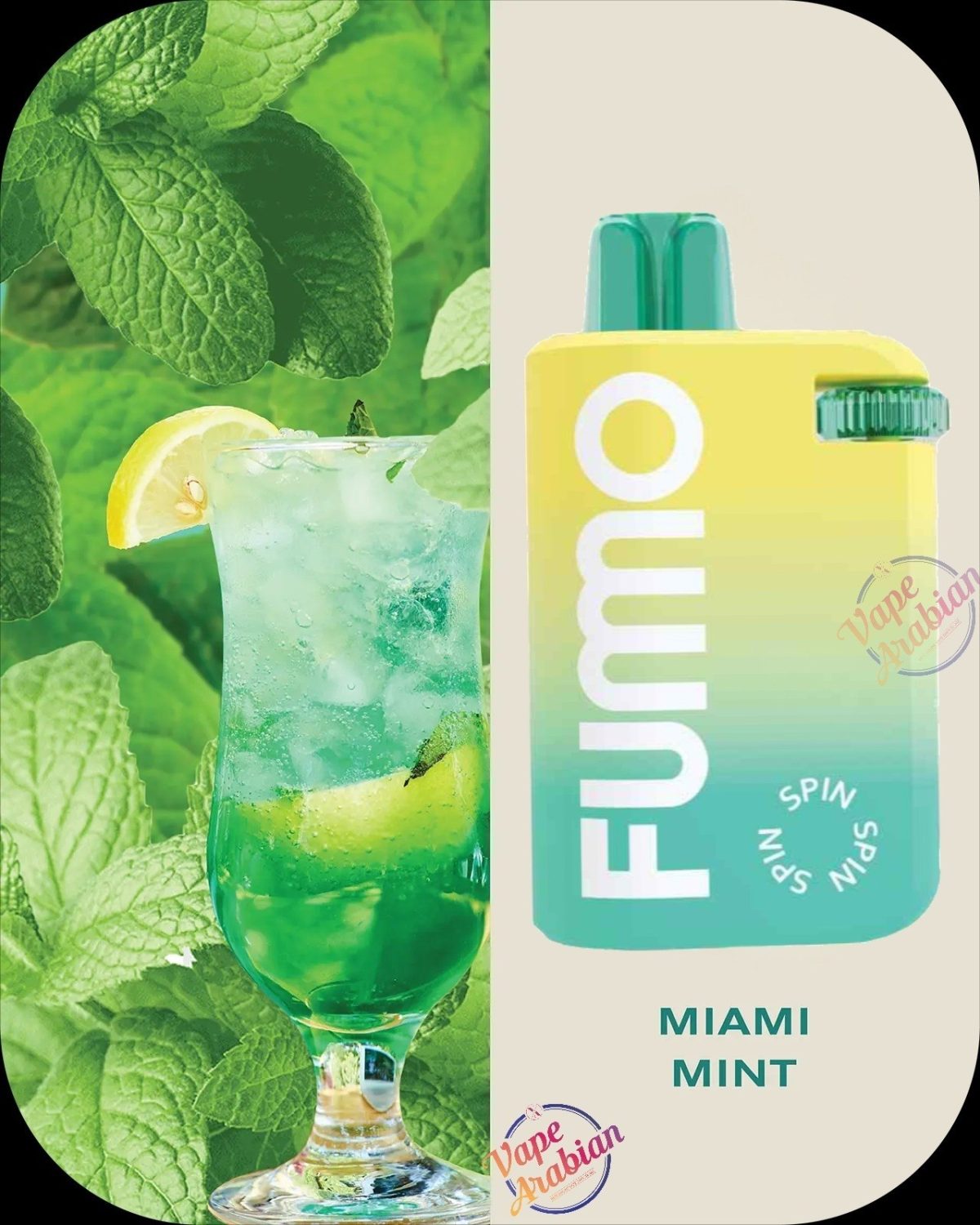 Fummo Spin 10000 Puffs 20MG Rechargeable Disposable Vape in Dubai, UAE