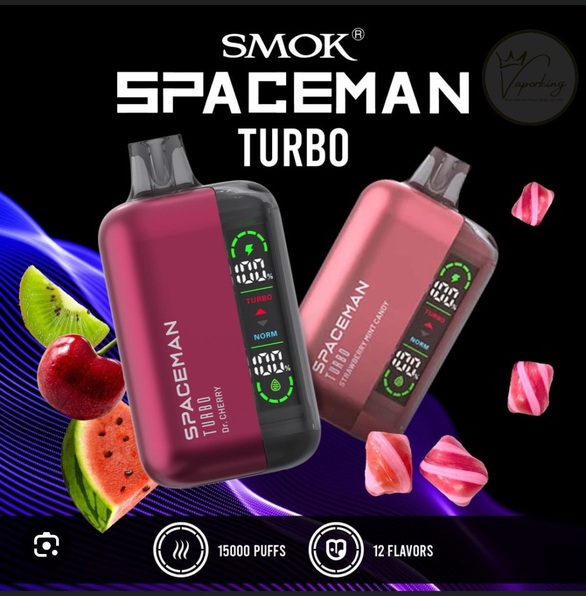 SMOK SPACEMAN Turbo 15000 Puffs