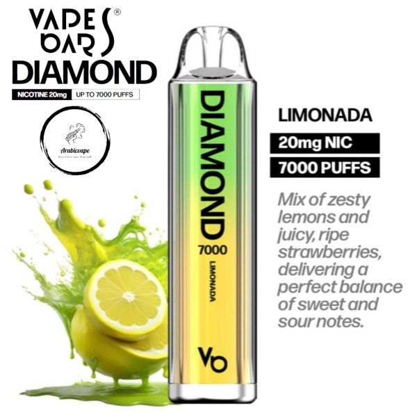Vape Bars Diamond Disposable Vape- Limpnada