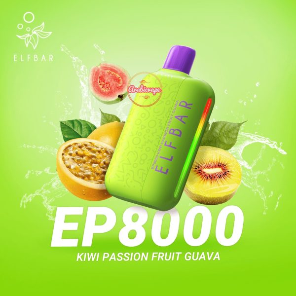 ELF Bar EP8000 Disposable Pod- Kiwi Passion Fruit Guava