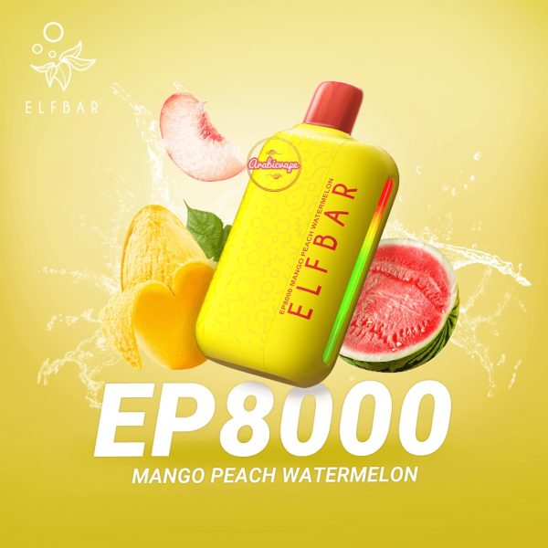 ELF Bar EP8000 Disposable Pod- Mango Peach Watermelon