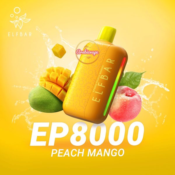 ELF Bar EP8000 Disposable Pod- Peach Mango