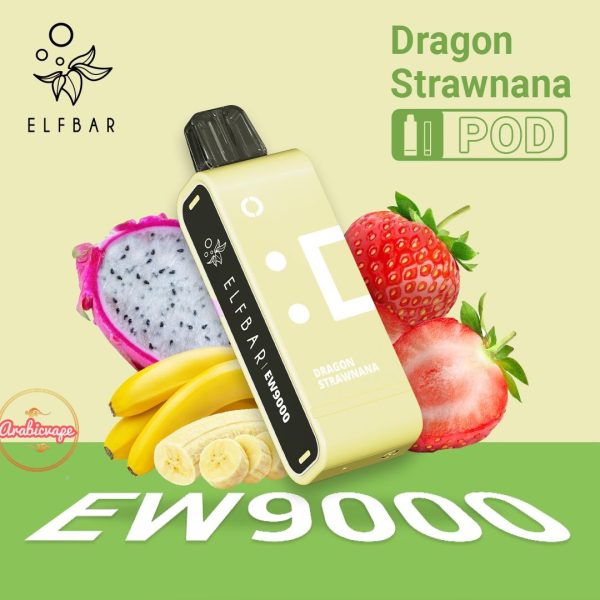 ELFBAR EW9000 Pods 9000 Puffs- Dragon Strawnana