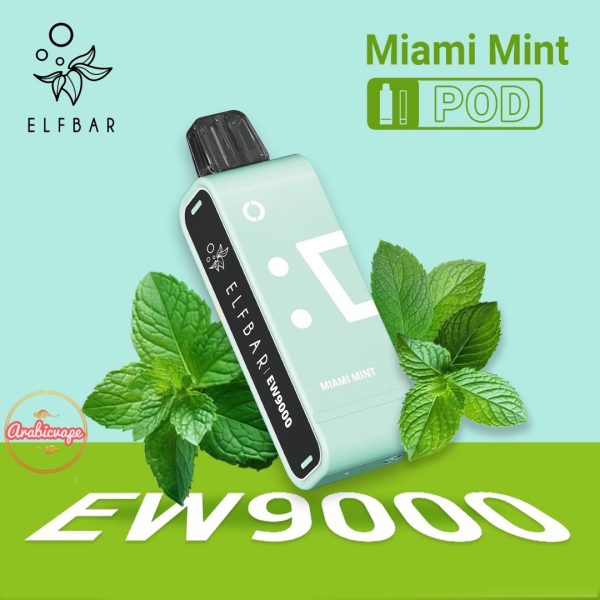 ELFBAR EW9000 Pods 9000 Puffs- Miami Mint