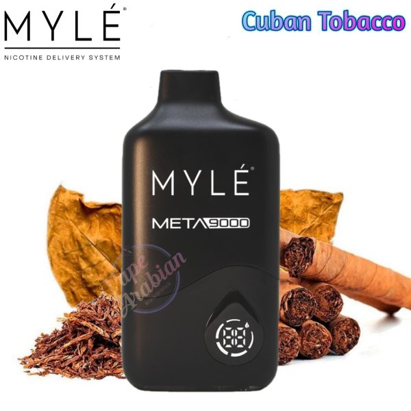 Myle Meta 9000 Disposable Vape- Cuban Tobacco