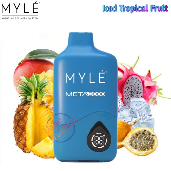 Myle Meta 9000 Disposable Vape- Iced Tropical Fruit