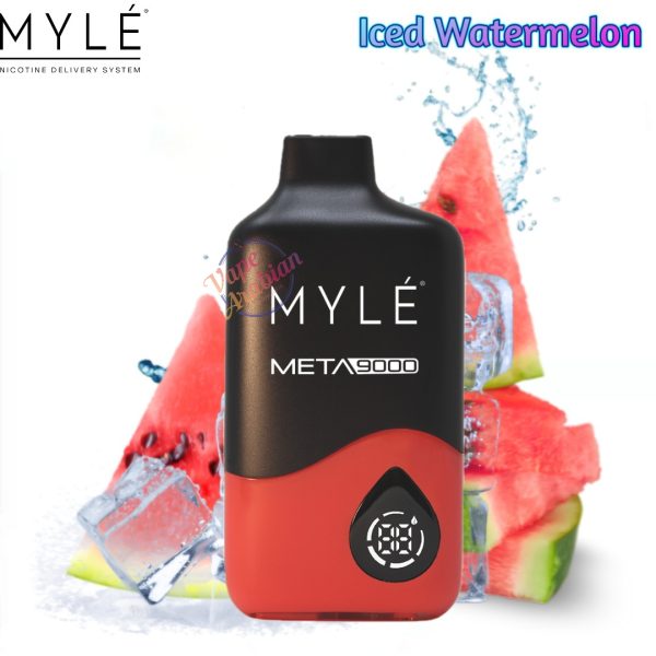 Myle Meta 9000 Disposable Vape- Iced Watermelon