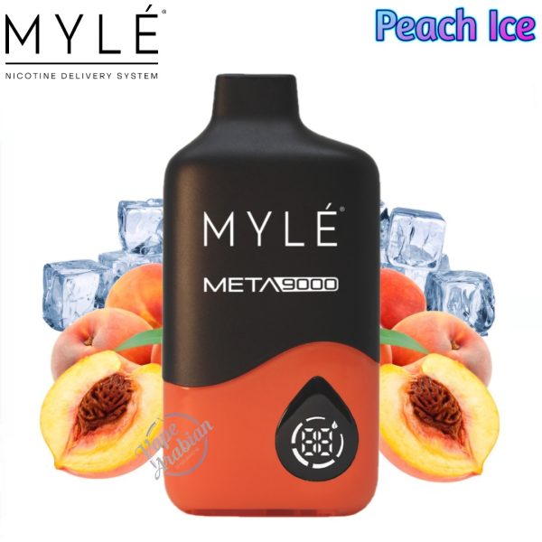 Myle Meta 9000 Disposable Vape- Peach Ice