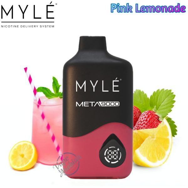 Myle Meta 9000 Disposable Vape- Pink Lemonade