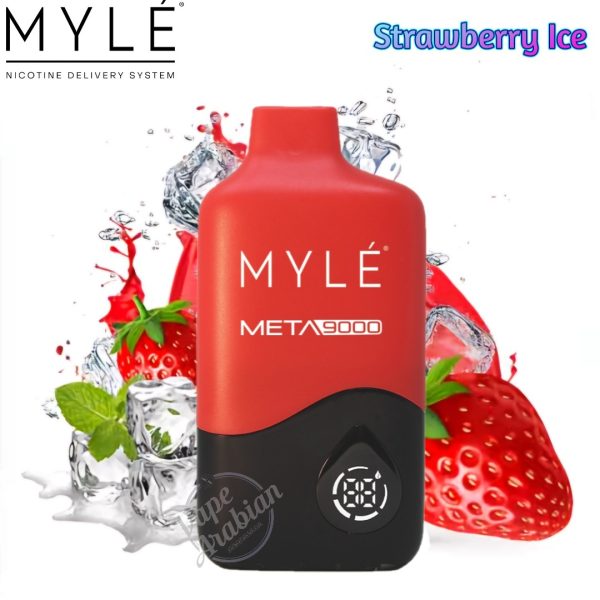 Myle Meta 9000 Disposable Vape- Strawberry Ice