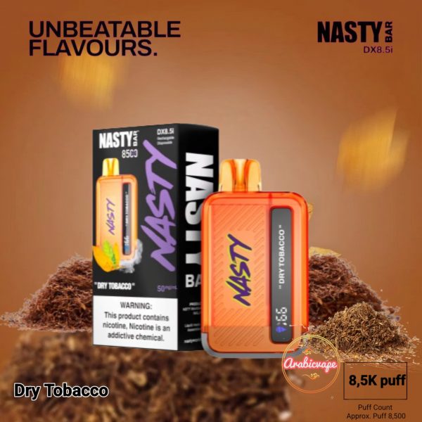 New Nasty Bar 8500 Puffs- Dry Tobacco