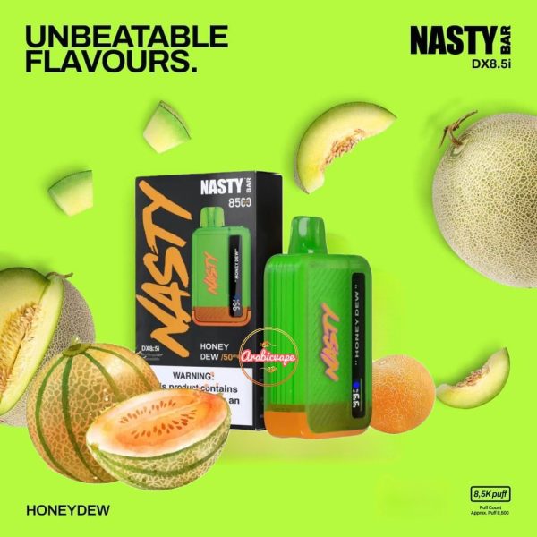 New Nasty Bar 8500 Puffs- Honeydew