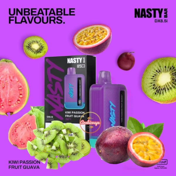 New Nasty Bar 8500 Puffs- Kiwi Passion Fruit Guava