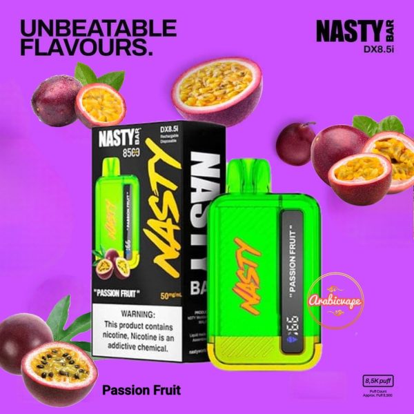 New Nasty Bar 8500 Puffs- Passion Fruit