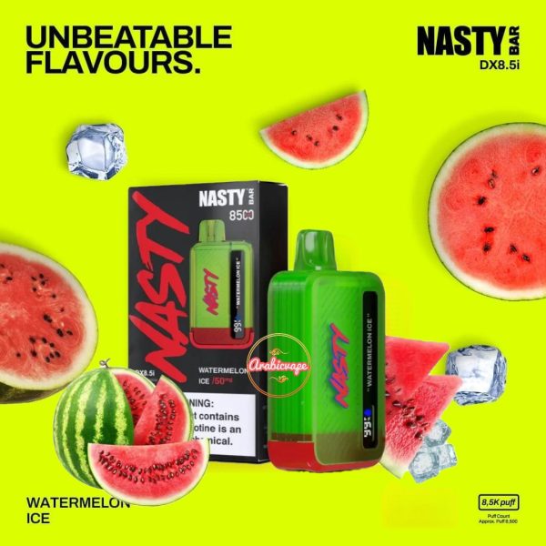 New Nasty Bar 8500 Puffs- Watermelon Ice