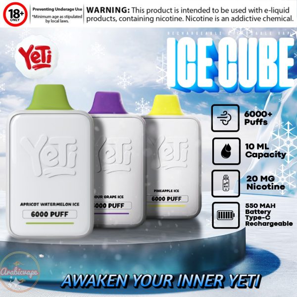 Yeti Ice Cube 6000 Puff Disposable