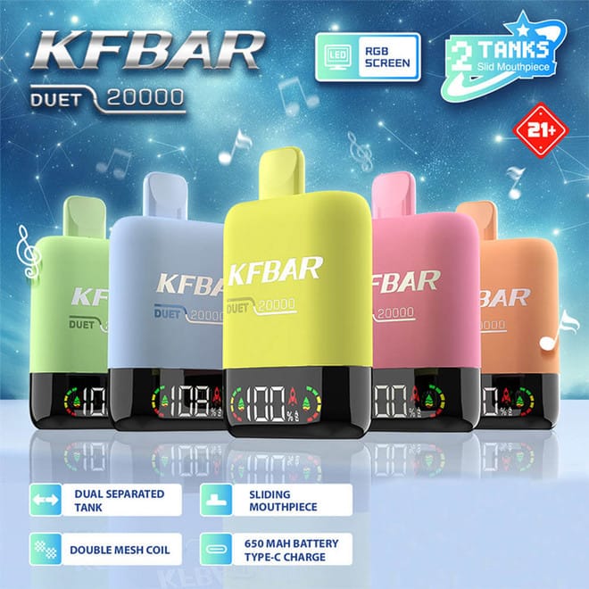 KFBAR Duet 20000 Puffs Disposable Vape