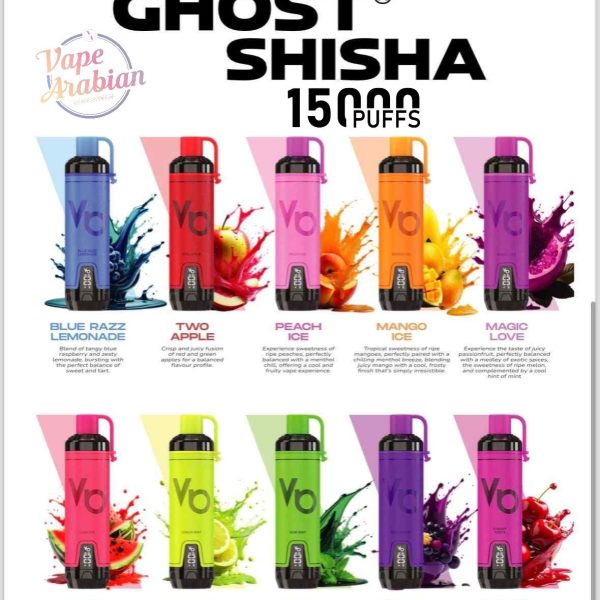 Ghost Shisha 15000 Puffs By Vape Bars