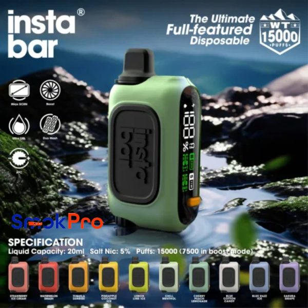 Instabar WT 15000 Puffs Disposable Vape