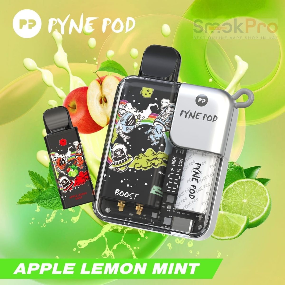 Pyne Pod 8000 Puffs Disposable Vape (Replaceable Pod) In UAE