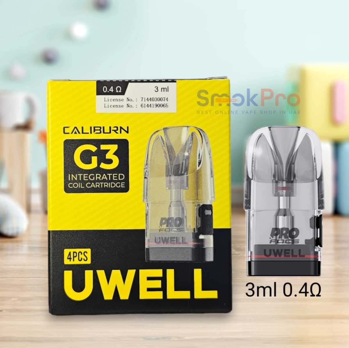 Uwell Caliburn G3 Side Refill Pod 3ml In UAE