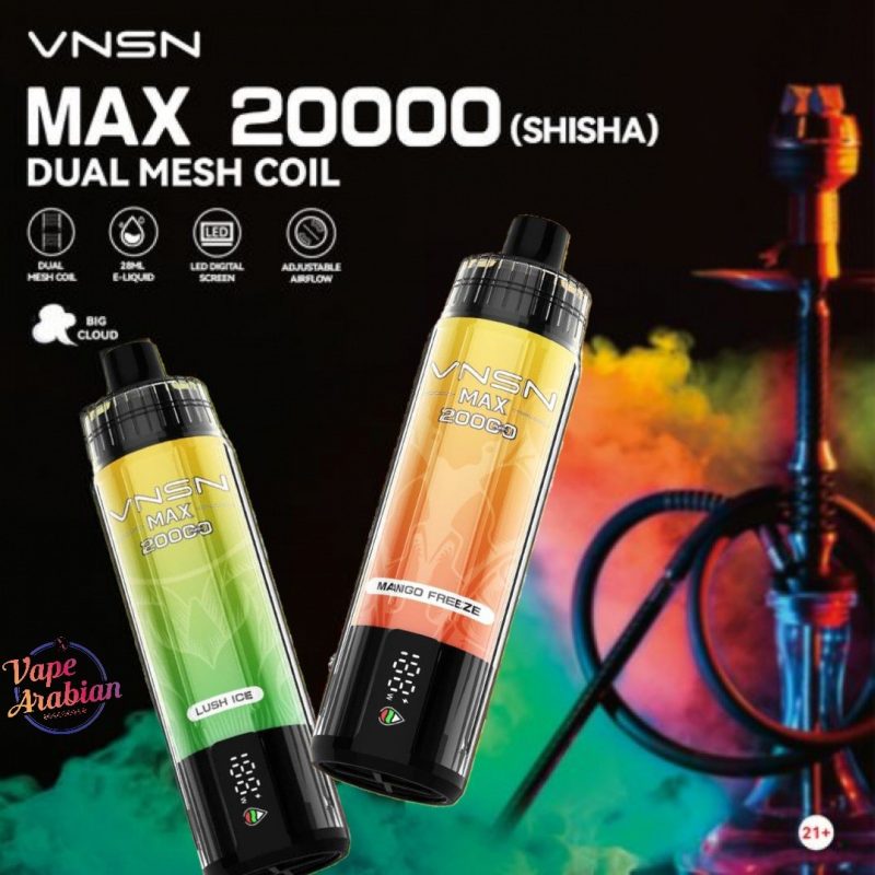 VNSN Max Shisha 20000 Puffs