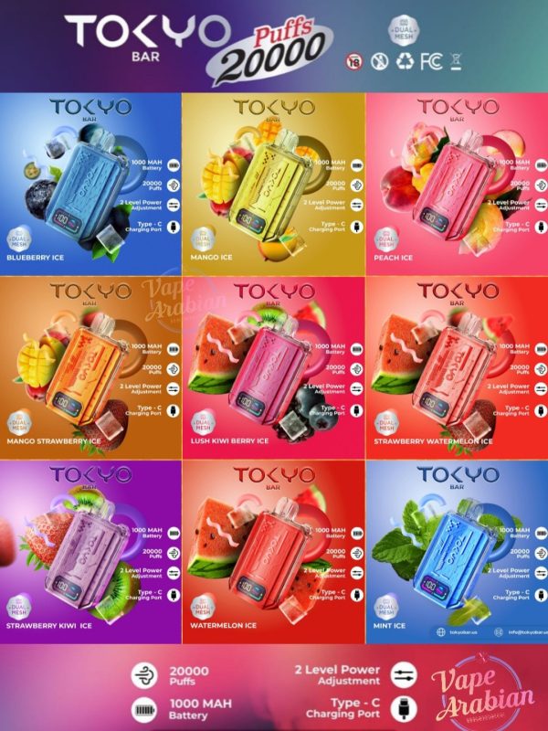 Tokyo Bar 20000 Puffs Disposable Vape