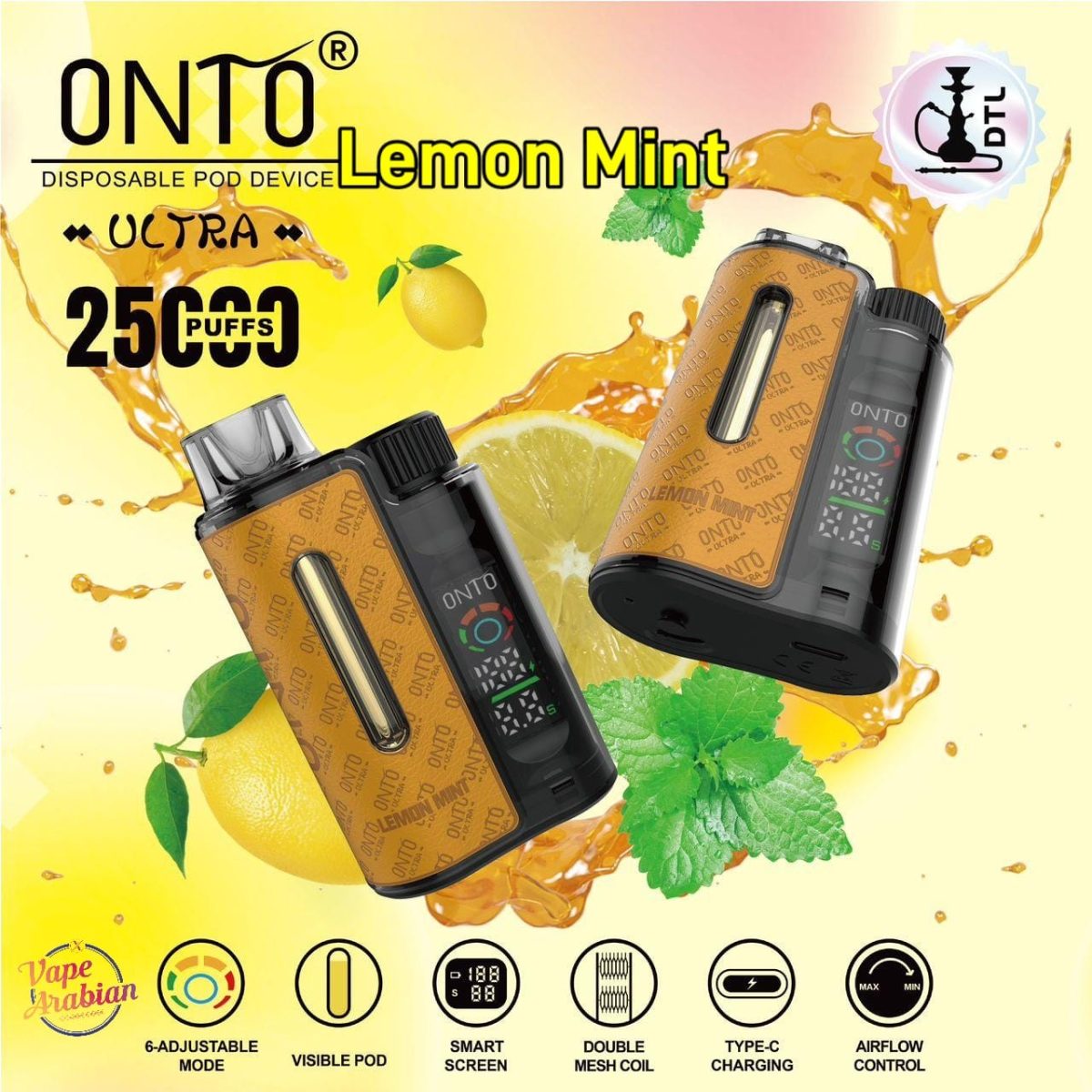 DTL Vapor Onto Ultra 25000 Puffs Disposable Vape In UAE