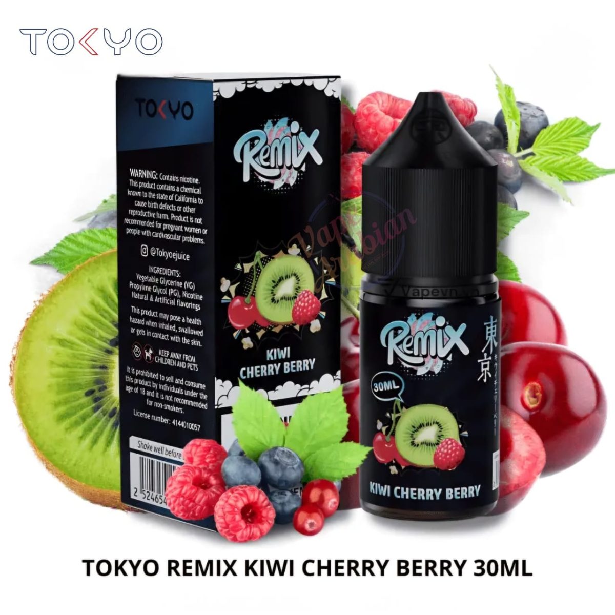 Tokyo Remix Series Saltnic 30ml E-liquid In UAE