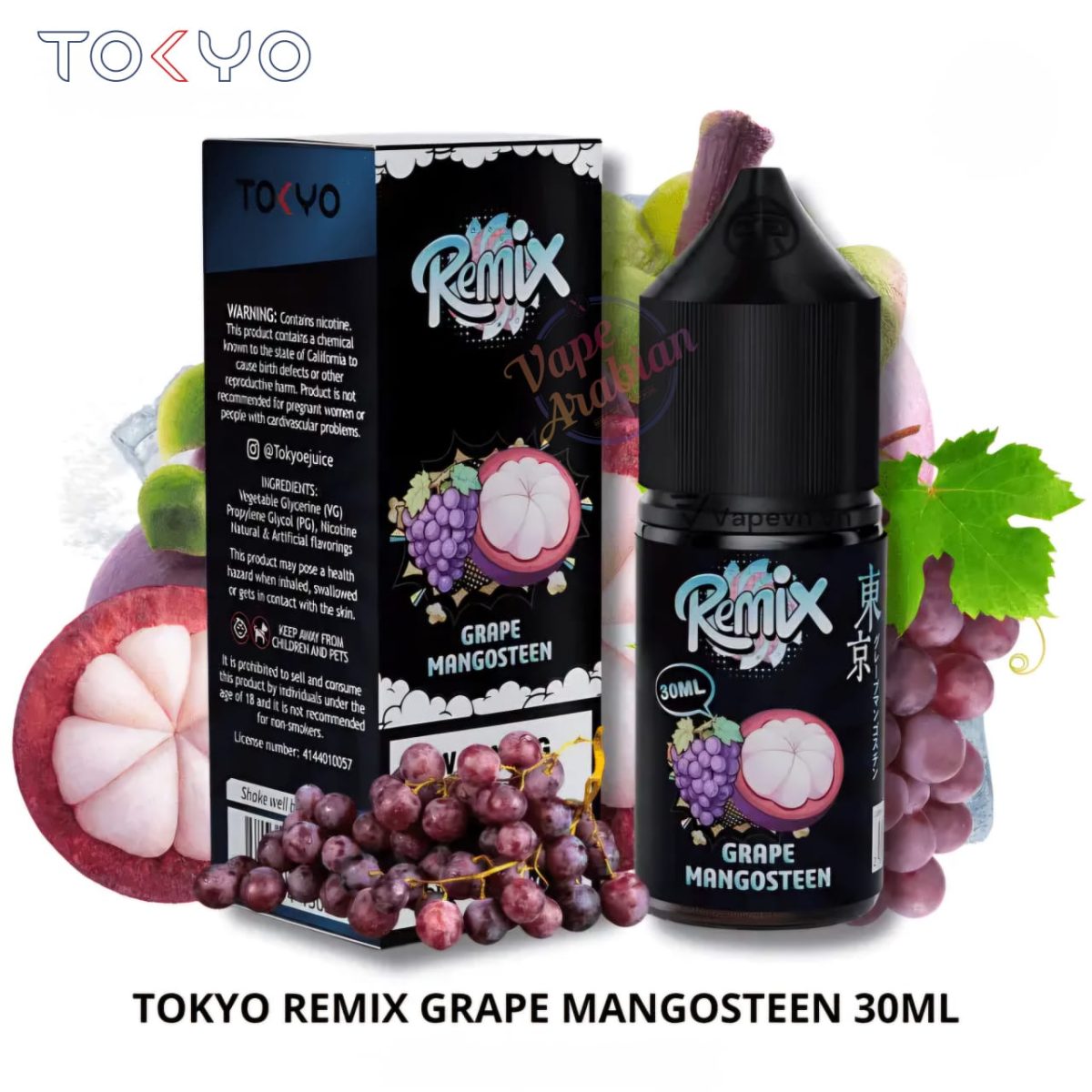 Tokyo Remix Series Saltnic 30ml E-liquid In UAE