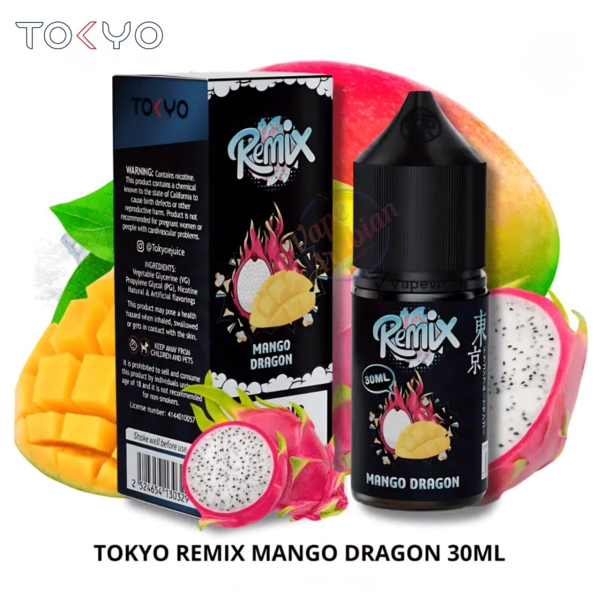 Tokyo Remix Series Saltnic 30ml E-liquid In UAE