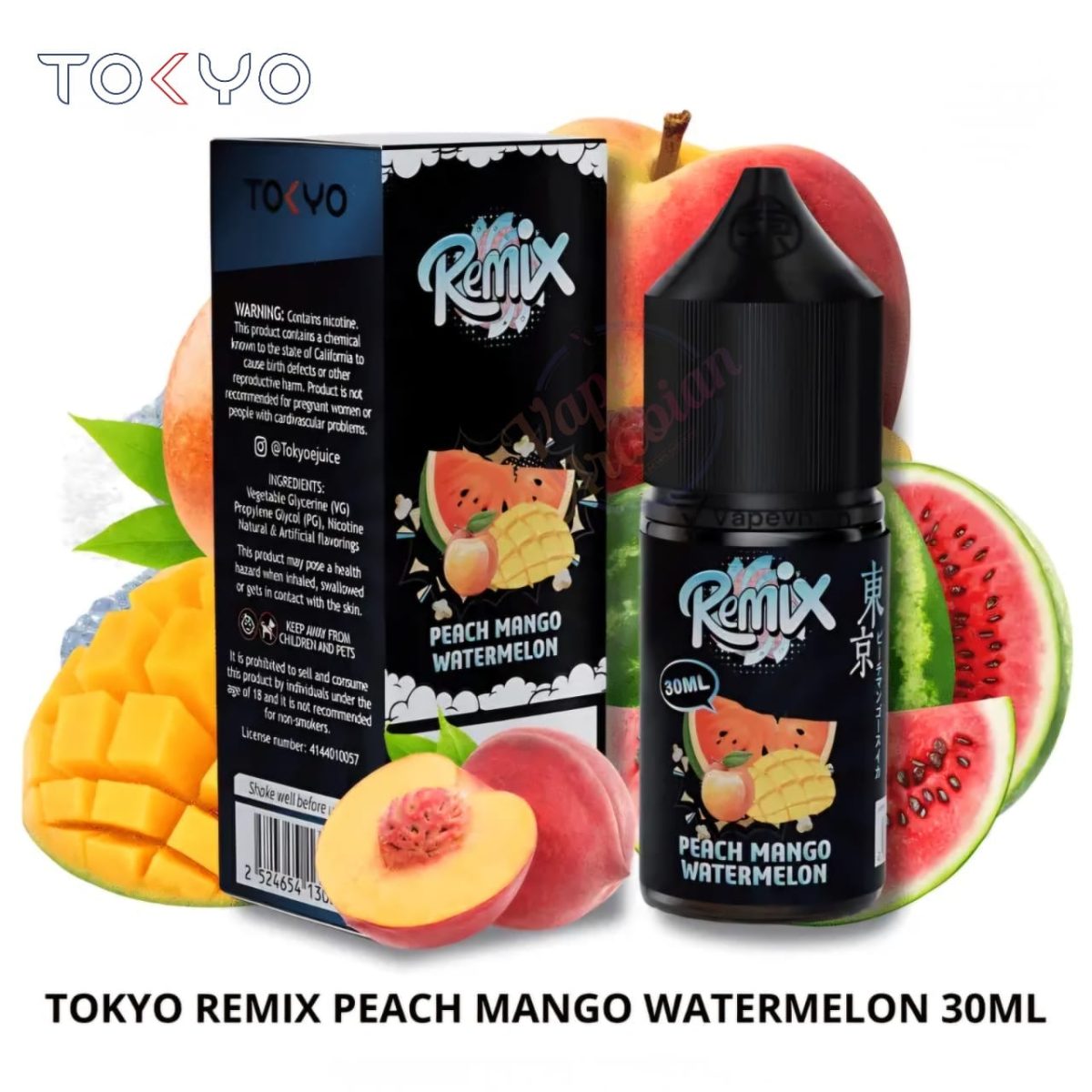 Tokyo Remix Series Saltnic 30ml E-liquid In UAE