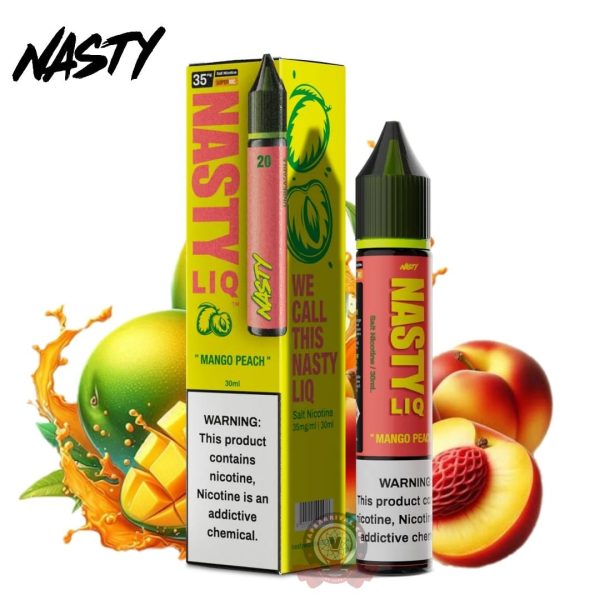 Nasty Liq Nicotine Salt- Mango Peach