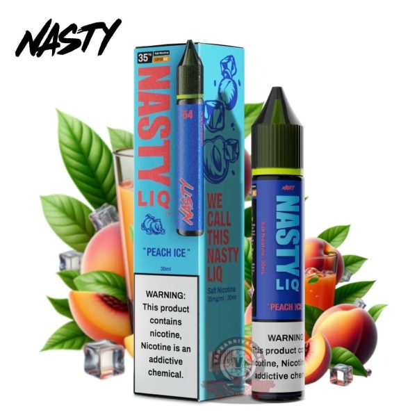 Nasty Liq Nicotine Salt- Peach Ice