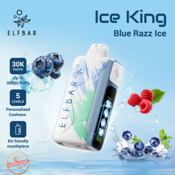 Elf Bar Ice King 30000 Puffs- Blue Razz Icee