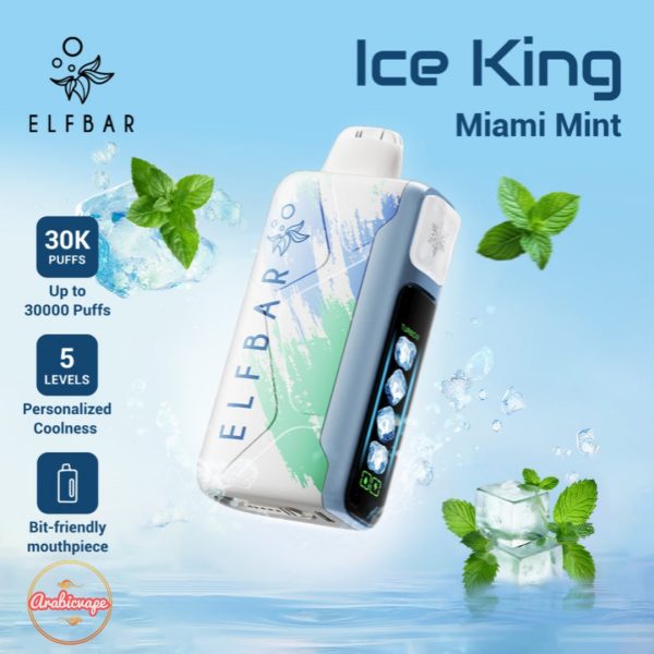 Elf Bar Ice King 30000 Puffs- Miami Mint