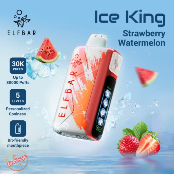 Elf Bar Ice King 30000 Puffs- Strawberry Watermelon