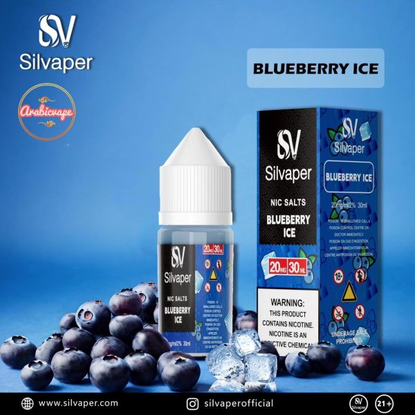 Silvaper 20mg Salt Nic- Blueberry Ice