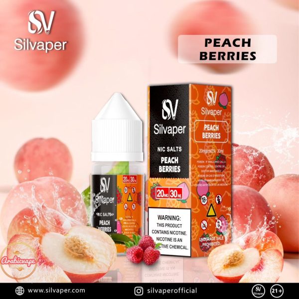 Silvaper 20mg Salt Nic- Peach Berries