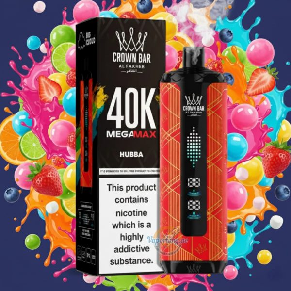 Al Fakher Mega Max 40000 Puffs- Hubba
