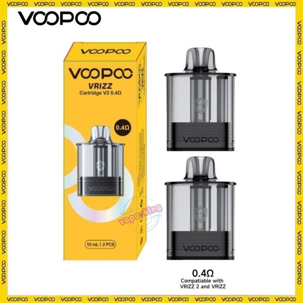 VooPoo Vrizz V2 15ml Pod Cartridge (2pcs/pack) In UAE - Image 4