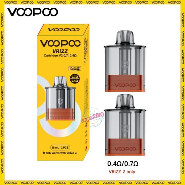 VooPoo Vrizz V2 15ml Pod Cartridge (2pcs/pack) In UAE - Image 3