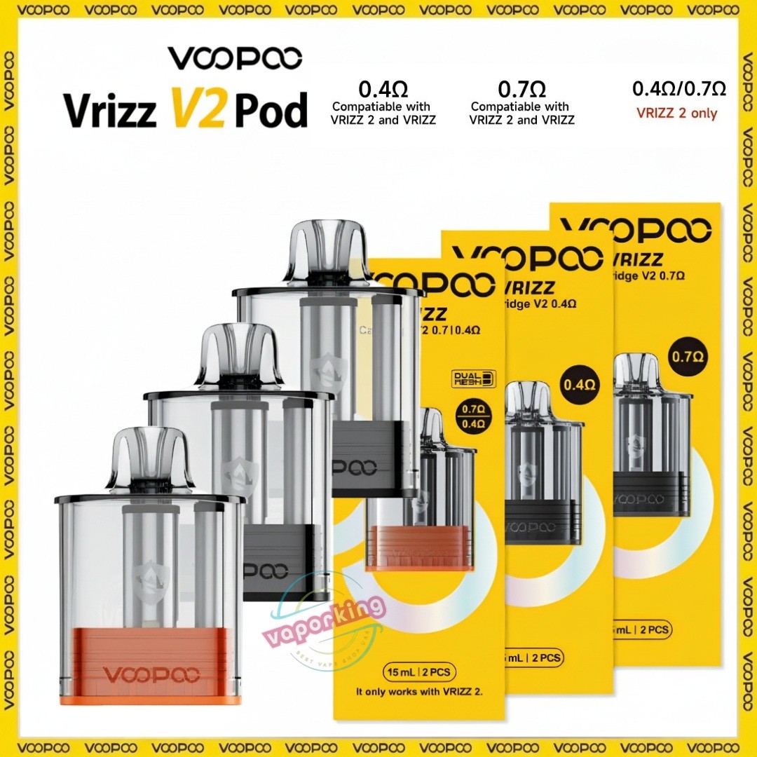 VooPoo Vrizz V2 15ml Pod Cartridge VooPoo Vrizz V2 15ml Pod Cartridge