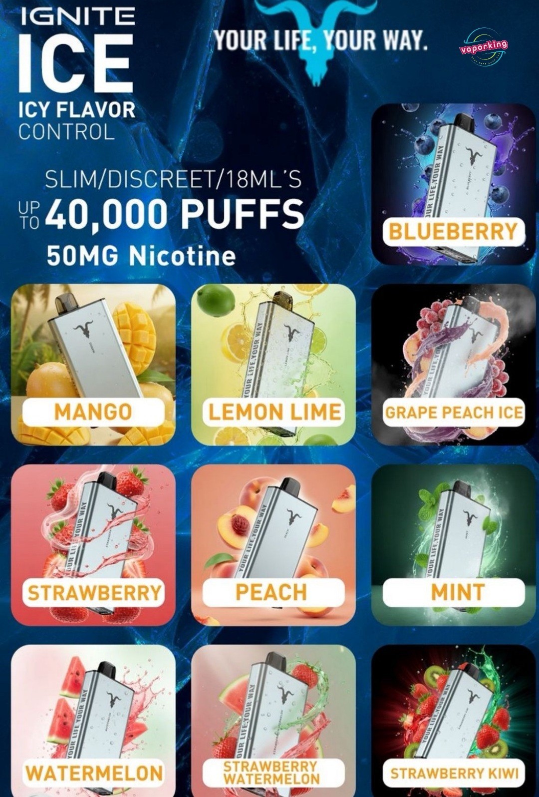 Ignite Ice 40000 Puffs Disposable Vape Ignite Ice 40000 Puffs Disposable Vape